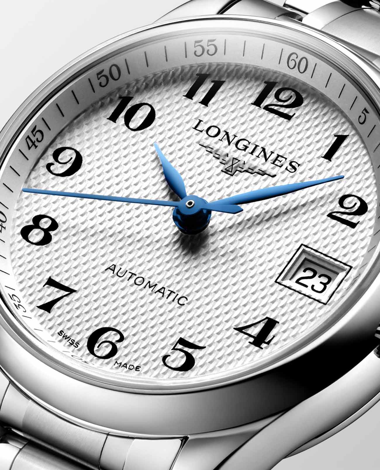Longines Longines Master Collection L2.128.4.78.6 , master collection швейцария мужские часы на браслете нержавеющая сталь боковой вид
